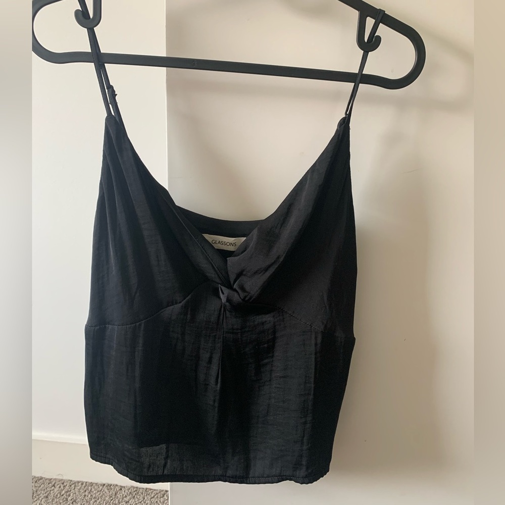 Glassons Black Spaghetti Strap Top